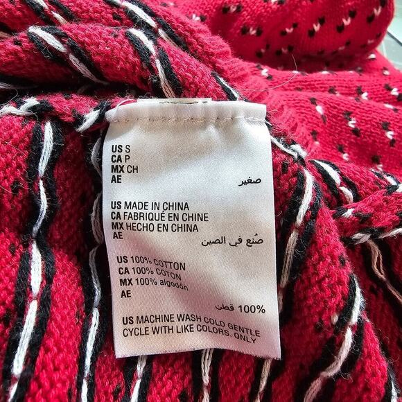 Karen Scott Sweater Womens Small Red Knit Turtleneck Soft Cozy Pull Over Cotton - Picture 8 of 8